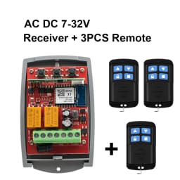 433MHz Universal Tuya Smart wifi Garage Door Opener 2CH 12V 24V 220V Wireless Remote Control Switch Receiver Gate Tansmitter 433