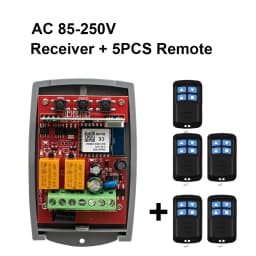 433MHz Universal Tuya Smart wifi Garage Door Opener 2CH 12V 24V 220V Wireless Remote Control Switch Receiver Gate Tansmitter 433