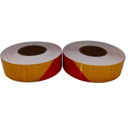 5cm/10cm/15cm/20cm*5m Twill Reflective Waterproof Tape Yellow-Red Left Or Right Self-adhesive Reflectors Conspicuity Car Sticker