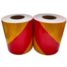 5cm/10cm/15cm/20cm*5m Twill Reflective Waterproof Tape Yellow-Red Left Or Right Self-adhesive Reflectors Conspicuity Car Sticker
