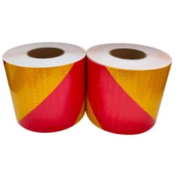 5cm/10cm/15cm/20cm*5m Twill Reflective Waterproof Tape Yellow-Red Left Or Right Self-adhesive Reflectors Conspicuity Car Sticker