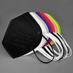 10pcs FFP2 Mask CE Approve KN95 Masks Melt-blown 95% Filtering Adult Multi-colors Black Pink Blue Bag Pack FFP2 NR EU