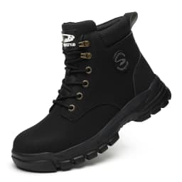 Steel Toe Shoes for Men Women Lightweight Anti-smash Steel Toe Sneakers Indestructible Work Boots Construction Safety Shoes