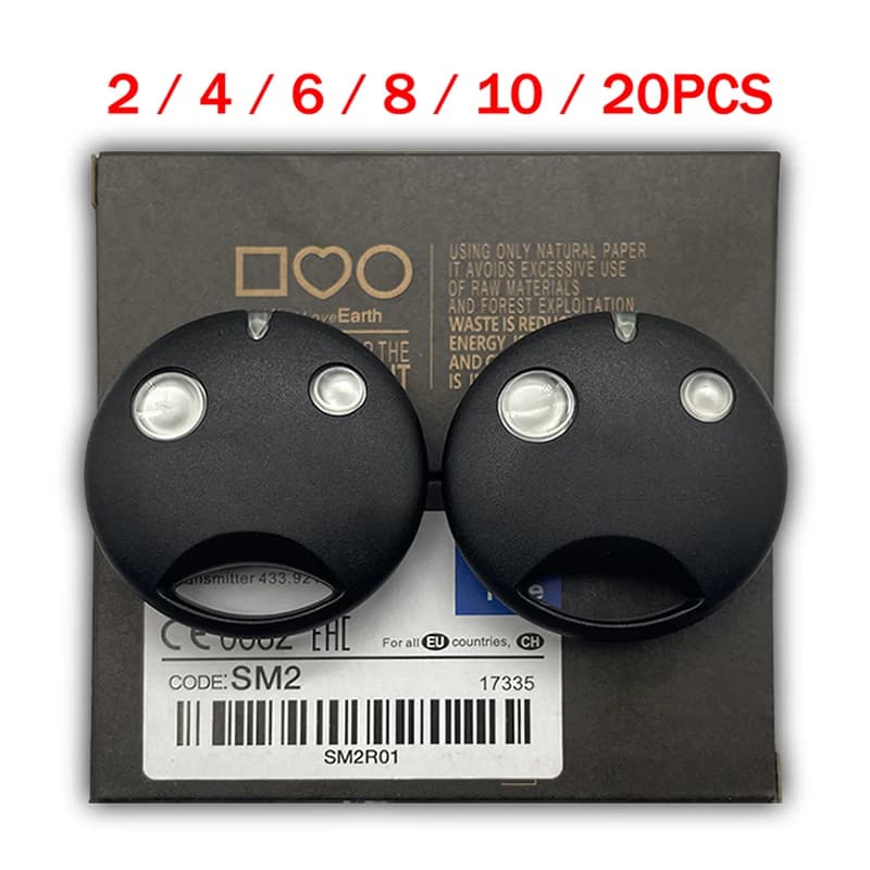 SMILO SM2 SM4 Garage Door Remote Control 433.92MHz Rolling Code For SMXI SMX2R SMX2 SMXIS OXI OX2 Receiver Controller Motor