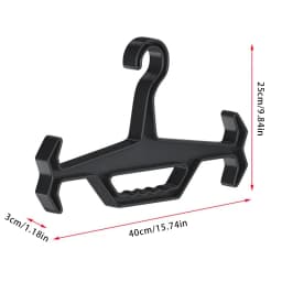 1pc Multifunctional Hanger Tactical Vest Display Hanger Military Fan Outdoor Training Thickened Non-Slip Plastic Hanger
