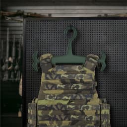 1pc Multifunctional Hanger Tactical Vest Display Hanger Military Fan Outdoor Training Thickened Non-Slip Plastic Hanger