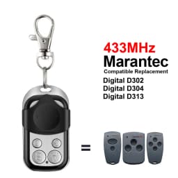 MARANTEC 433.92MHz / 868MHz Garage Door Remote Control Clone Digital 302 304 313 433 Command D302 D313 D304 D382 D384 868 Opener