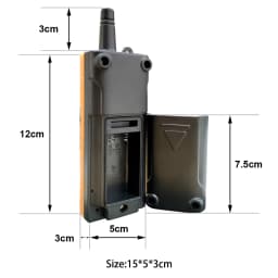 433Mhz Wireless 2/4/6 Button Industrial Remote Control Learning Code 1527 2000m Long Range Controller For Lamps Gate Door