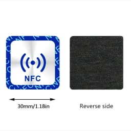 5/10/50pcs 30mm NFC Stickers ISO14443A Anti Metal Sticker 13.56MHz NTAG 213 Universal Label RFID Tags for All NFC Phones