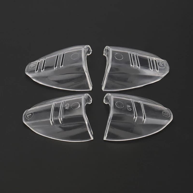 2Pcs Eye Flexible Clear Shields Side Safety Goggles Glasses Universal Anti Fog