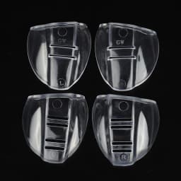 2Pcs Eye Flexible Clear Shields Side Safety Goggles Glasses Universal Anti Fog