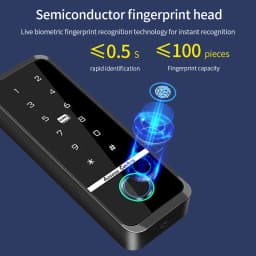 Support Tuya App Wifi Access Control System Kit Set Waterproof RFID EM Fingerprint Keypad+180Kg Electric Magnetic Strike Locks
