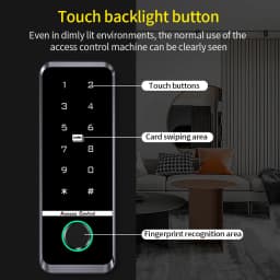 Support Tuya App Wifi Access Control System Kit Set Waterproof RFID EM Fingerprint Keypad+180Kg Electric Magnetic Strike Locks