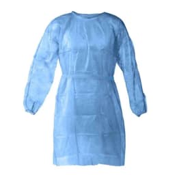 Unisex Disposable Protective Isolation Clothing Anti-spitting Waterproof Anti-oil Stain Nursing Gown Anti-fog Nursing Suit 10pcs