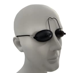 Stainless Steel Laser Protective Eye Shield for Patients of Laser & Intense Pulsed Light LED Procedures 180-25000nm O.D 7+ CE