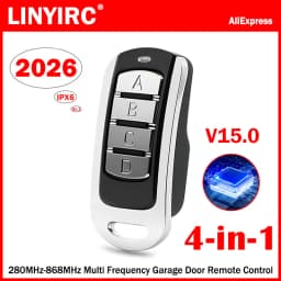 Garage Door Remote Control 433MHz 868MHz 287MHz-868MHz Duplicator Garage Door Opener Rolling Code Transmitter Gate Control 4 Key