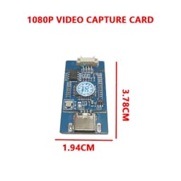 1080P Video Capture Card CVBS To USB Capture AV CVBS Analog Signal S-VIDEO Signal To Digital USB,TYPE-C Motherboard Driver-free