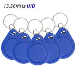 5/10/20PCS 13.56Mhz RFID UID Token Copy Keykobs Changeable Attendance Management UID Clone Keychain Tag For Mif 1k S50 Writable