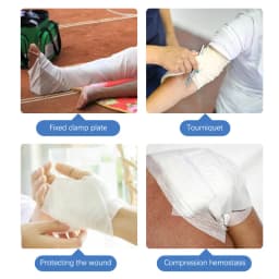 Medical Triangular Bandag Fracture Fixation Emergency Bandage First Aid Gauze Triangle Bandage