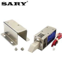 DC12V small electric control lock electromagnetic door lock electric bolt lock solenoid electric lock stroke 12mm electromagnet