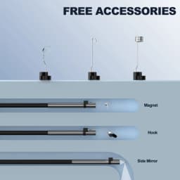 VISHRT Industrial Endoscope Camera for Android 720P 3.9mm 8mm IP67 Waterproof Lens Pipe Inspection Borescope Camera for Mobile