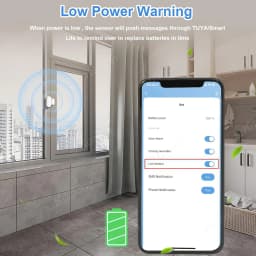 Tuya Smart Zigbee3.0 Door Sensor Open Close Detector Smartlife App Control Notification Compatible with Alexa Google Home 1-6pcs