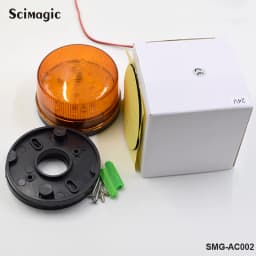 AC/DC 12-265V Outdoor LED Signal Alarm Light Strobe Flashing Emergency Warning Lamp wall mount for Automatic Gate Opener