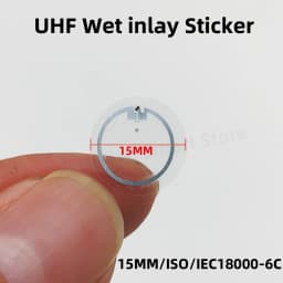 10PCS RFID UHF Tags Long Range Sticker Wet Inlay 860-960mhz Alien HEC EPC Global Gen2 ISO18000-6C 15MM RFID Uhf 915M Label
