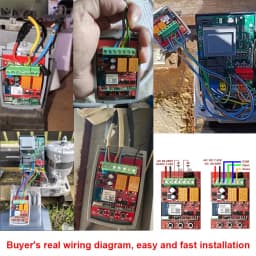 Smart Wifi Door Switch Universal Garage Receiver 2CH Remote Control Gate Opener Controller 433mhz Transmitter Works with Tuya