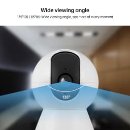 KERUI 4K 8MP Tuya Smart Mini WiFi IP Camera With Bracket Indoor Wireless Home Security AI Human Detect CCTV Surveillance Camera