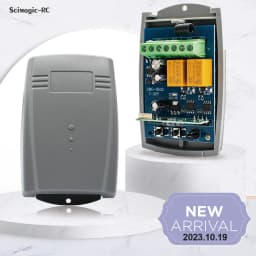 2CH Universal 433.92 MHz Garage Door Remote Control Receiver 433MHz Switch DC AC 7-32V 85-250V 220V 2 Channels RF Relay Module