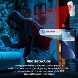 Wireless Infrared Motion Detector 433MHz EV1527 for Home Alarm System PIR Motion Sensor Detector