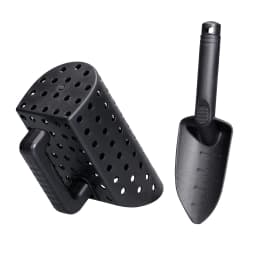 Metal Detector ABS Sand Scoop Shovel Set Steel Beach Digging Filter Underground Metal Treasure Detecting