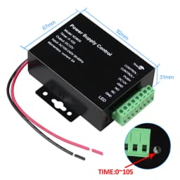DC12V 3A 5A Output 110-240V AC Access Control Power Supply Controller Switch Adapter For Home Door Locks Video Intercom System
