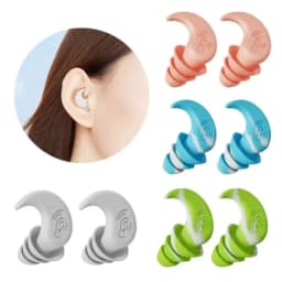 Sleep Noise Reduction Silicone Earplug Ear Protection Earplugs Anti-Noise Waterproof Plug For Travel Work Waterproof Earplugs