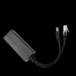Standard POE Splitter 48V to 5V 12V 1.2A 2A Micro USB Type-C 100M/1000M POE Camera Injector Power Supply