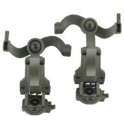 BOOIU Tactical Headset Holder Fast Helmet Rail Mount Adapter Multi-Angle Rotation Pickup Headphone Bracket OPS CORE ARC/Wendy