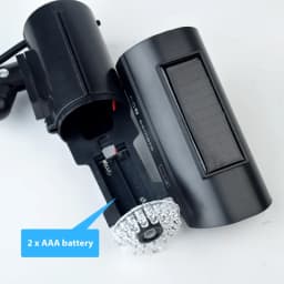 Eleopard Fake Camera Solart Dummy Waterproof Security CCTV Surveillance Camera With Flashing Red Led Light Outdoor Indoor