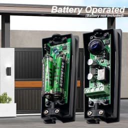 12m Garage Sliding Door Gate Opener Barrier Gate Safety Beam Sensor/Battery Power Infrared Photocell Gate & Door Sensor