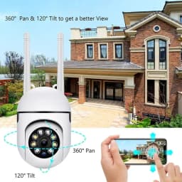 4K PTZ WiFi IP Camera Outdoor AI Human Tracking CCTV Audio Home Security Surveillance Camera