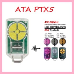 Gate Remote Control For ATA PTX5 PTX-5v1 PTX-5 GDO Rolling Code Command 433MHZ Wireless Handheld Garage Door Opener Transmitter