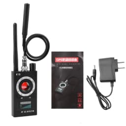 New K18 Multi-function Anti-Candid Cam Wireless Lens Device Finder 1MHz-6.5GHz GSM Audio Bug Finder GPS Signal RF Tracker Detect