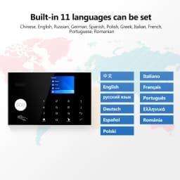 KERUI G30 Alarm System for Home WIFI GSM Security Alarm Panel with Temperature and Humidity Display Work Alexa Tuya Smart App