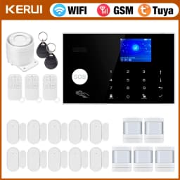 KERUI G30 Alarm System for Home WIFI GSM Security Alarm Panel with Temperature and Humidity Display Work Alexa Tuya Smart App