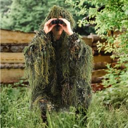 JOAXOR Ghillie Suit Gilly Hunting Suits Pants 3D Leaf Camo Camouflage Coveralls Youth Adult Lightweight Clothes