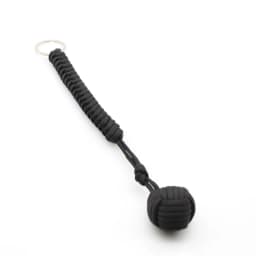Emergency Escape Parachute Rope Woven Steel Ball Self-defense Ball Hand Woven Multifunctional Parachute Rope Woven Keychain
