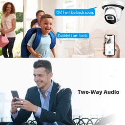4MP IP Wifi Camera Wi-Fi 2MP 1080P 2.8mm Surveillance Camera Indoor Home Two Way Audio Security Protection CamHipro CamHi Camara