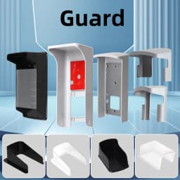 Waterproof Guard Cover Rainproof Case Plastic Rain Protector Protection Access Control Keypad Doorbell Button Reader Sun Shell