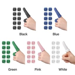 10PCS Disposable Cotton Finger Cots New Protectors Multicolor Finger Covers Breathable Non-slip Sports Safety Work