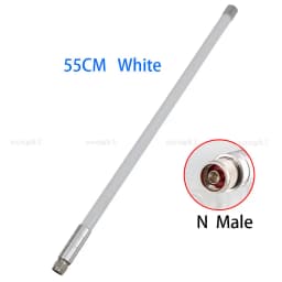 2.4G/ 5.8g Dual-band Route OMNI High-gain Antenna N Male 5G R AP Base Station WIFI Outdoor Waterproof Glass Fiber Antenna